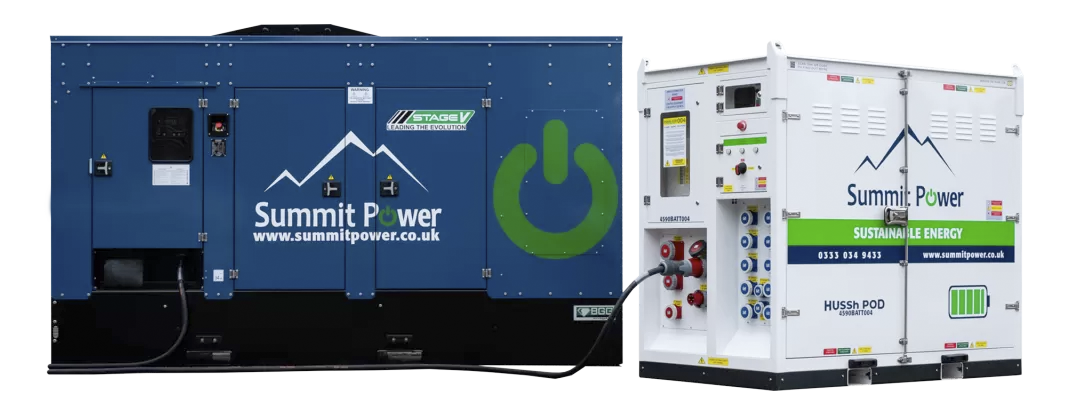 Summit Power - Generator and Battery Stroage - Hybrid Power